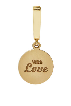 With Love Charm, 18k Yellow Gold